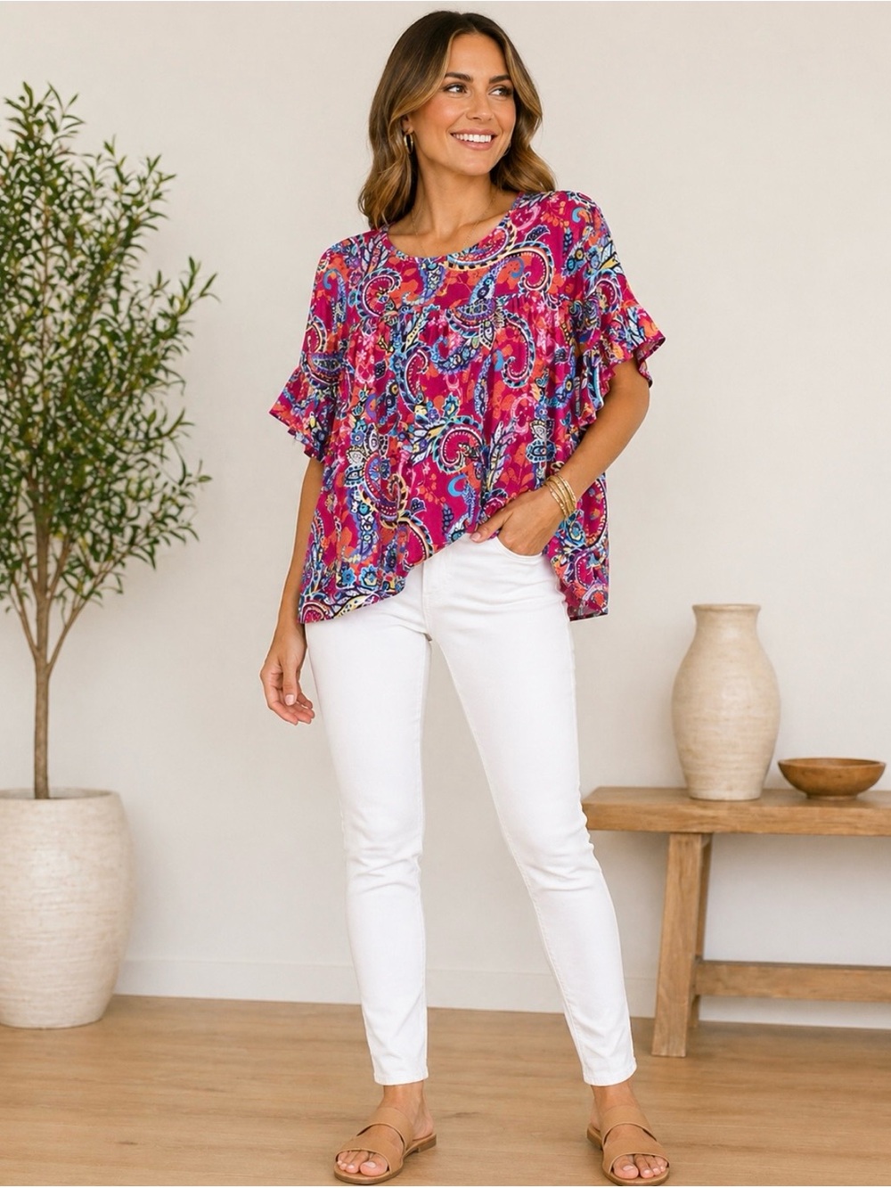 Love Is All Floral Blouse